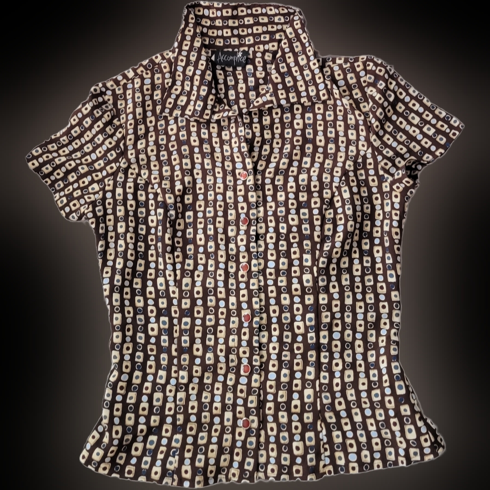 Brown Patterned Shirt